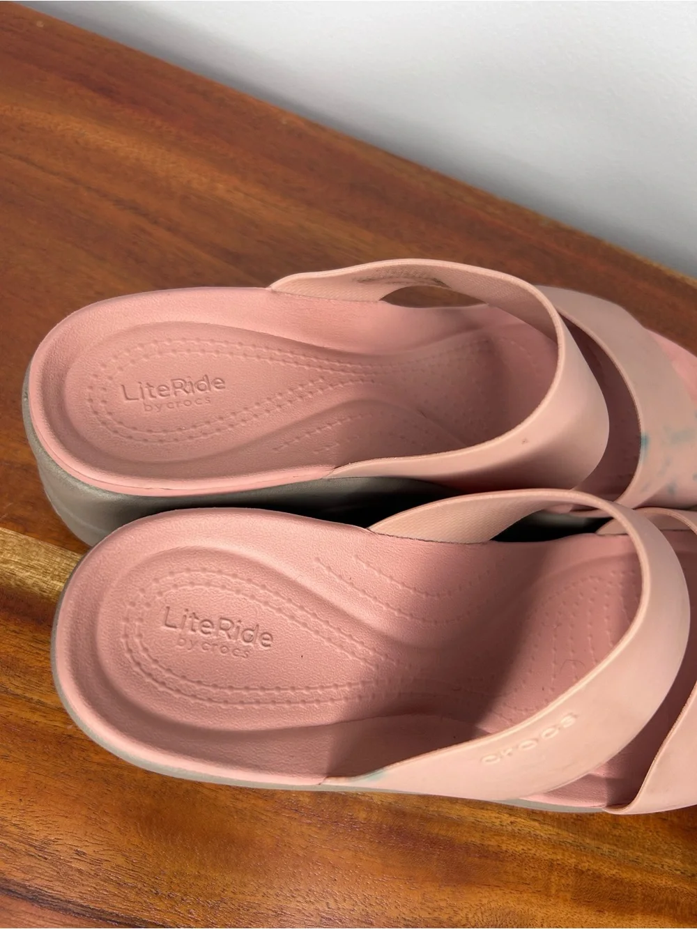 Crocs Brooklyn Mid Wedge Shoes Light Pink Women’s 8